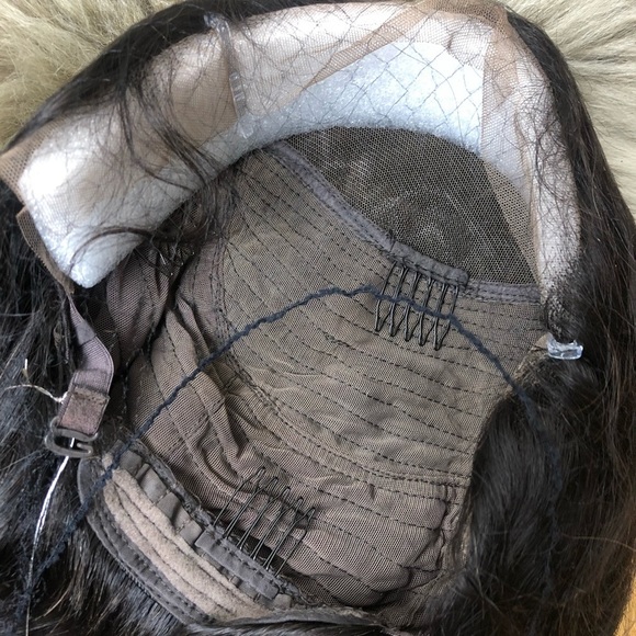 24” BLACK HUMAN BRAZILIAN BODY WAVE LACE FRONT WIG main image 7